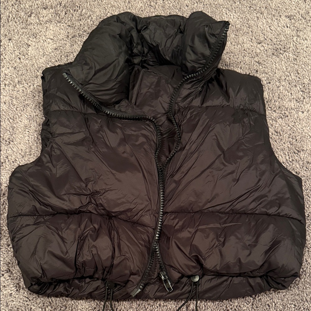 Black Puffer Vest